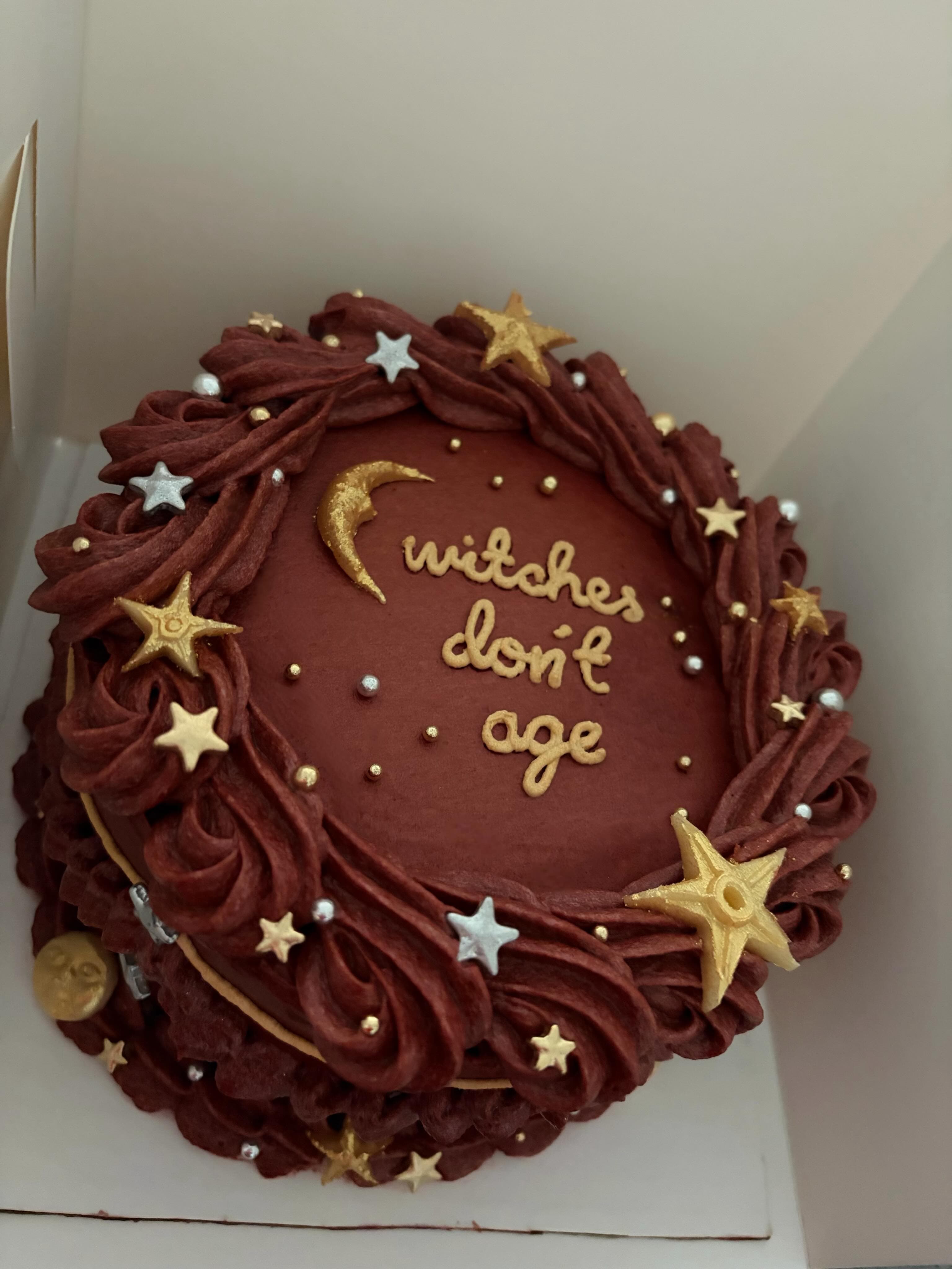 Witches Don't Age Cake · Custom Cakes · Birthday